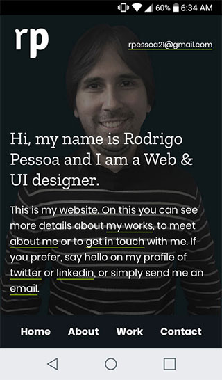 Logotype of Rodrigo Pessoa Web Designer.